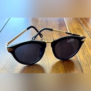 Stylish Black and Gold Sunglasses